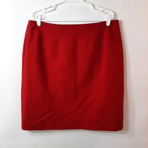 3/$18 W36 Plus 18 Skirt Worthington Red